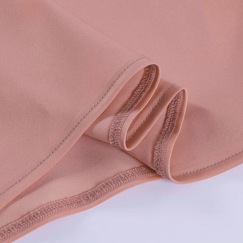 Satin Party Dress V Neck Backless Mini Sleeveless Summer Party Dress - ROUTINE FASHION